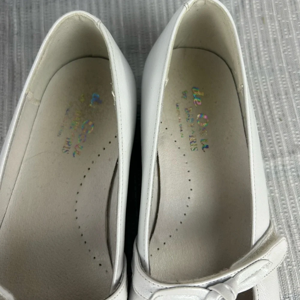 Girls Gorgeous Leather Dress Shoes for Special Occasion Made in Spain Size EU 35 - Picture 4 of 5